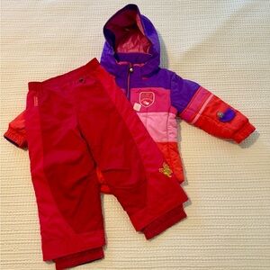 Girls Obermeyer Ski Outfit Size 4